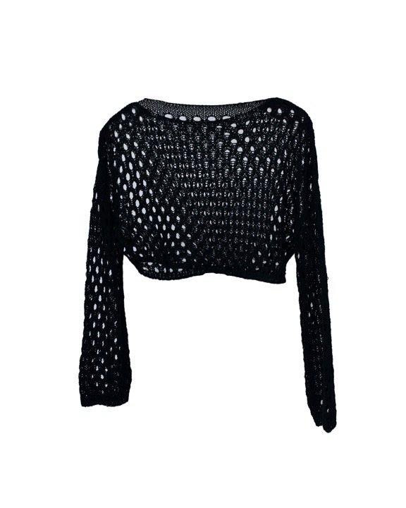 Long Sleeved Crochet Top