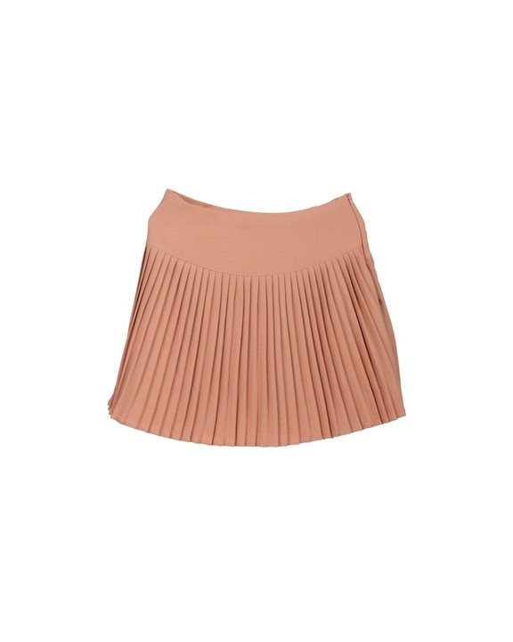 levi-and-dili-089-coral-dream-pleated-mini-skirtsandshorts-peach-front.jpg Coral Dream Pleated Mini - Image 1