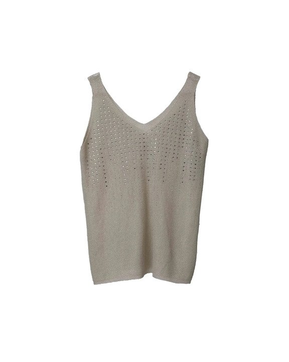 Studded Knit Tank