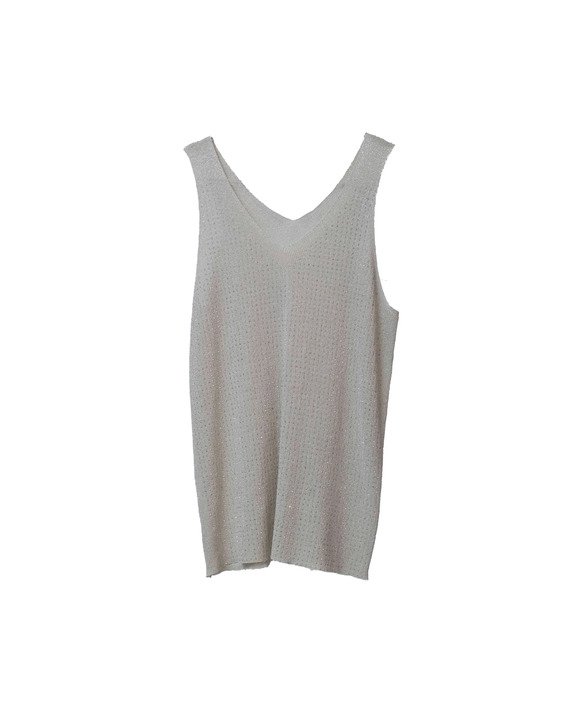 Glitzy V Neck Tank Top