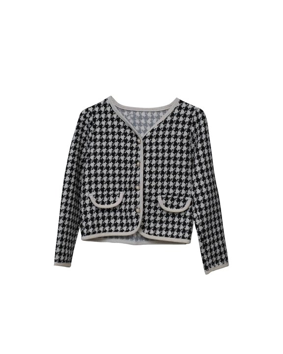 Plaid Jacket With Pockets