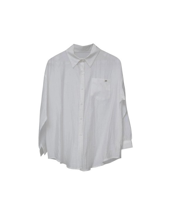 Shimmery Oversize Shirt