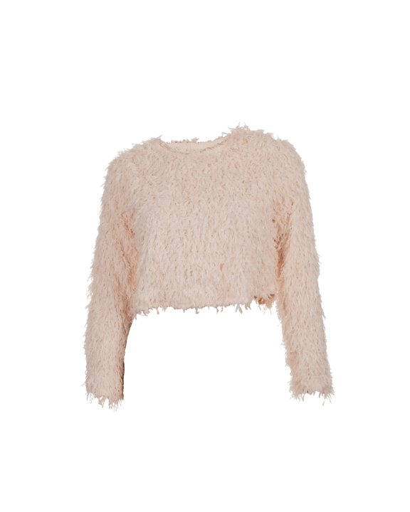 Ivory Feathery Top