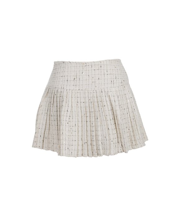 Lustre Tweed Pleat